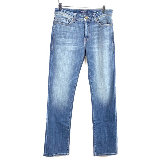 fidelity denim jimmy slim straight leg jeans